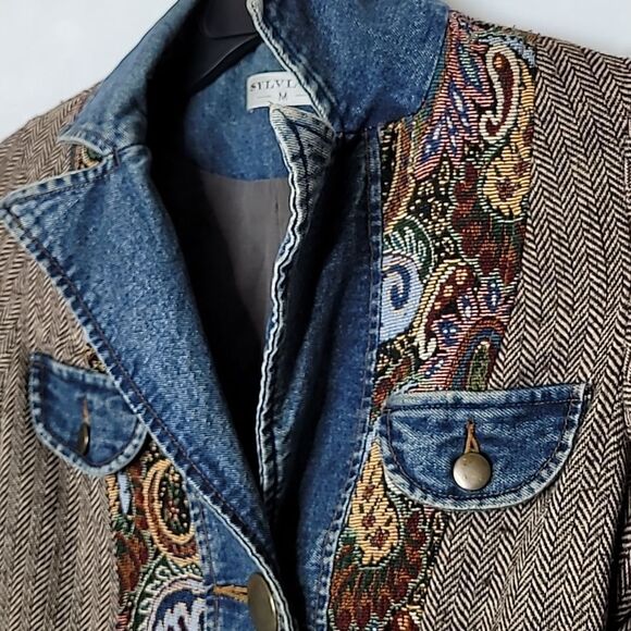 Vintage Sylvia's 90s Y2K Jacket Size Medium - Picture 8 of 9